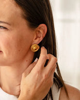 18k gold-plated stainless steel, Tarnish-free, Waterproof, Suitable for sensitive skin, gold earrings, retro earrings, vintage charm, classic earrings, beautiful earrings, timeless earrings, stud earrings, rope design earrings